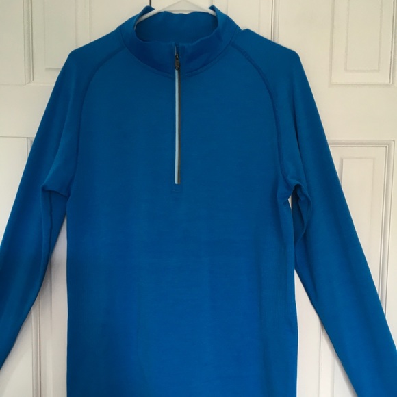 💎HP💎-Lululemon Metal Vent Tech 1/2 Zip Men’s Blue Sz M - Picture 5 of 13